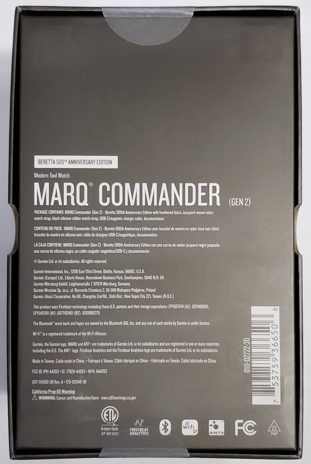  Marq® Carbon Garmin  Beretta 500 Years Anniversary Watch-img-1