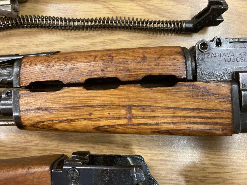 ZASTAVA M70 B1 Parts Set w/Original Barrel 7.62x39 Full Wood Stock Box# 12-img-2