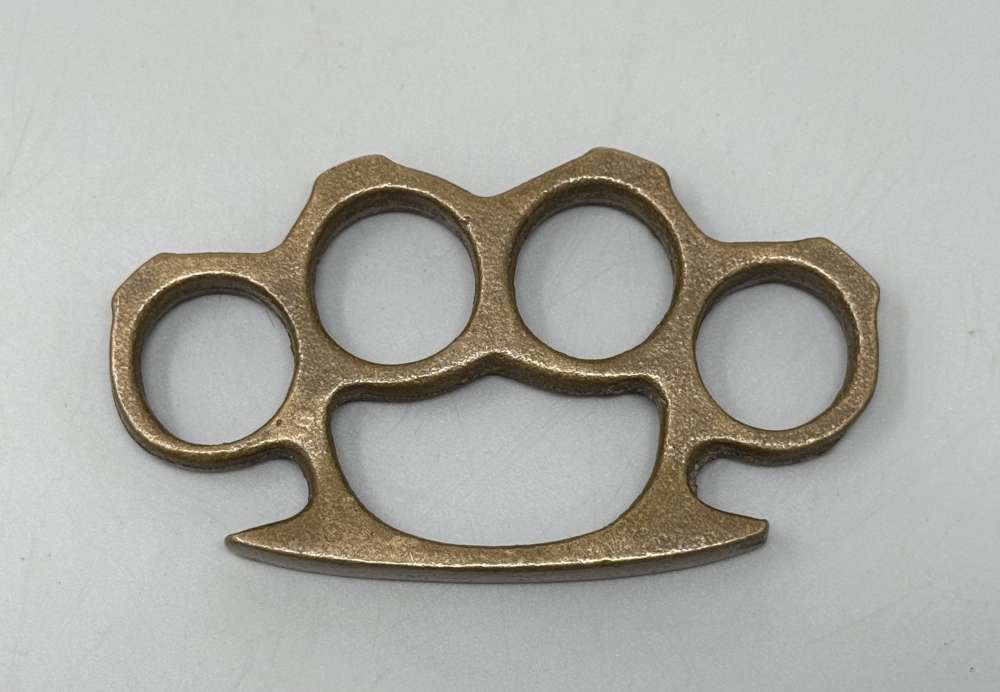 WW2 US Brass Knuckle Dusters WWII Vintage -img-1