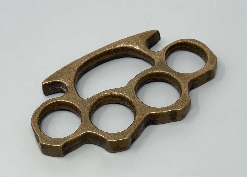 WW2 US Brass Knuckle Dusters WWII Vintage -img-8
