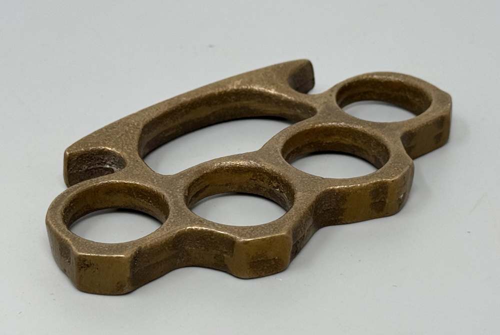 WW2 US Brass Knuckle Dusters WWII Vintage -img-3