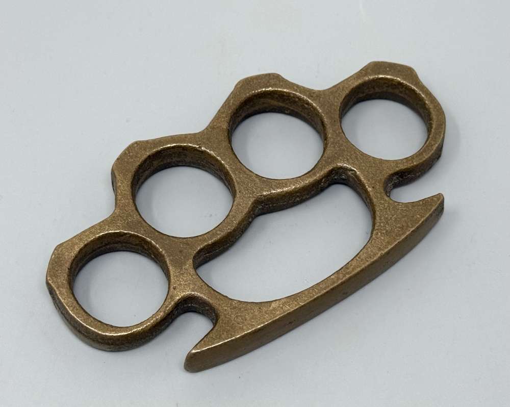 WW2 US Brass Knuckle Dusters WWII Vintage -img-7