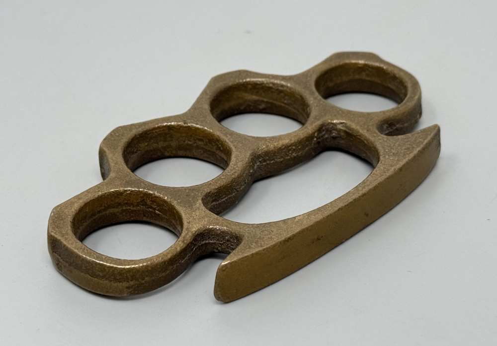 WW2 US Brass Knuckle Dusters WWII Vintage -img-4
