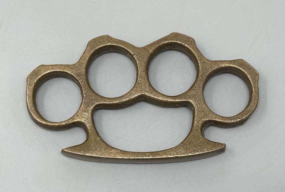 WW2 US Brass Knuckle Dusters WWII Vintage -img-0
