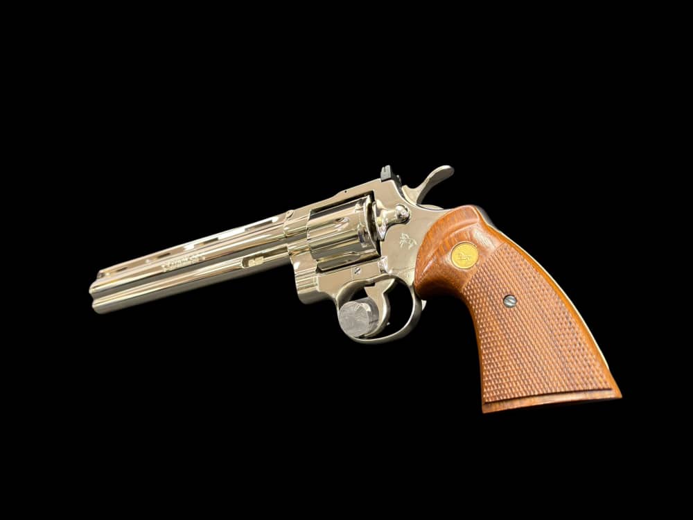 MOUTHWATERING, MUSEUM QUALITY, FACTORY NICKEL COLT PYTHON 8” OG BOX, PAPERS-img-14