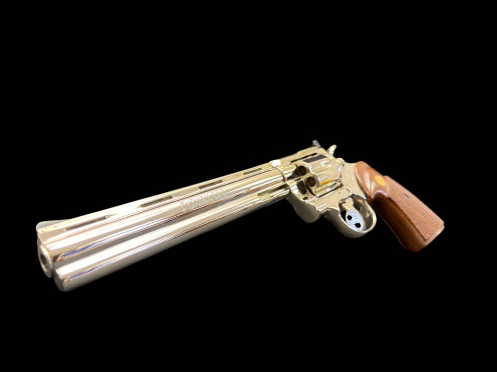 MOUTHWATERING, MUSEUM QUALITY, FACTORY NICKEL COLT PYTHON 8” OG BOX, PAPERS-img-6
