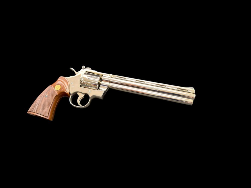 MOUTHWATERING, MUSEUM QUALITY, FACTORY NICKEL COLT PYTHON 8” OG BOX, PAPERS-img-63
