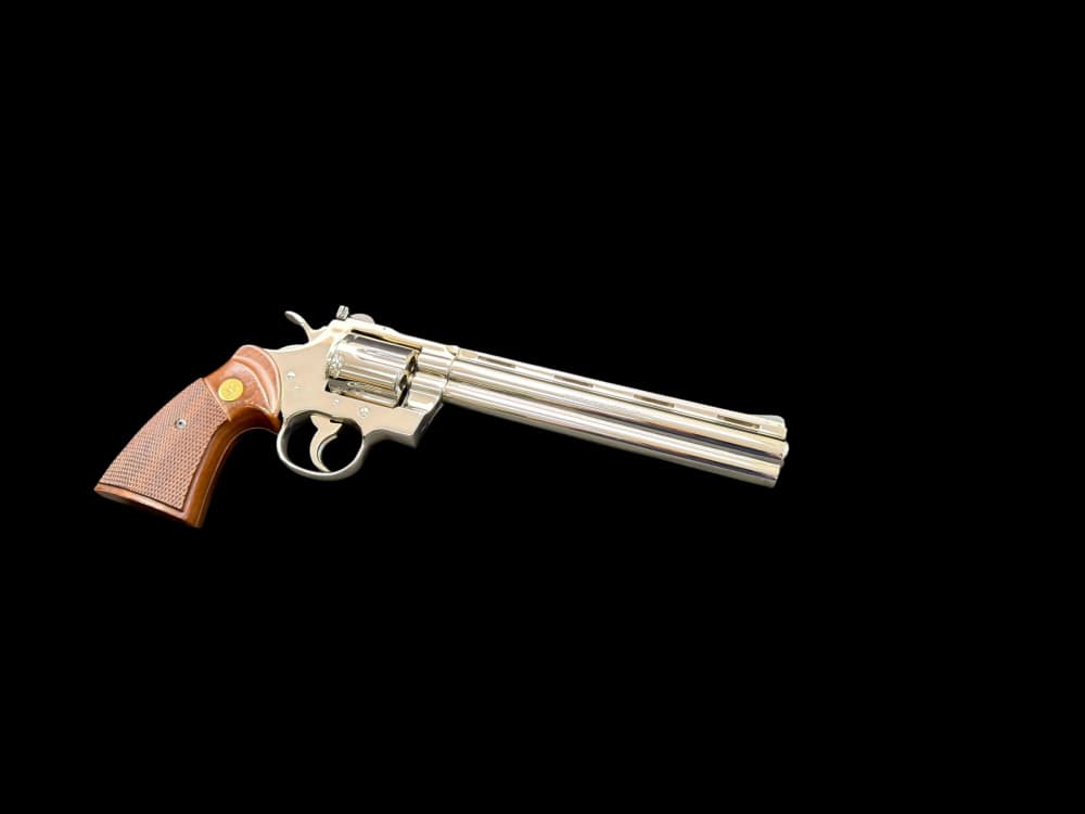 MOUTHWATERING, MUSEUM QUALITY, FACTORY NICKEL COLT PYTHON 8” OG BOX, PAPERS-img-60