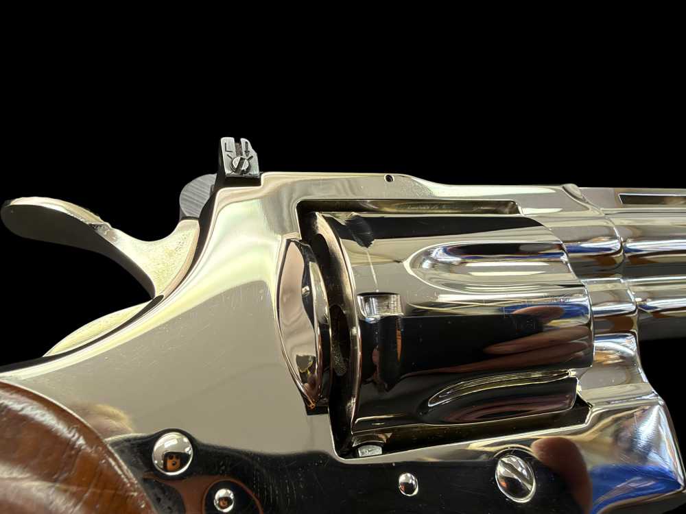 MOUTHWATERING, MUSEUM QUALITY, FACTORY NICKEL COLT PYTHON 8” OG BOX, PAPERS-img-91