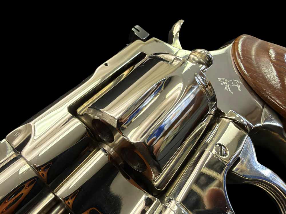 MOUTHWATERING, MUSEUM QUALITY, FACTORY NICKEL COLT PYTHON 8” OG BOX, PAPERS-img-31
