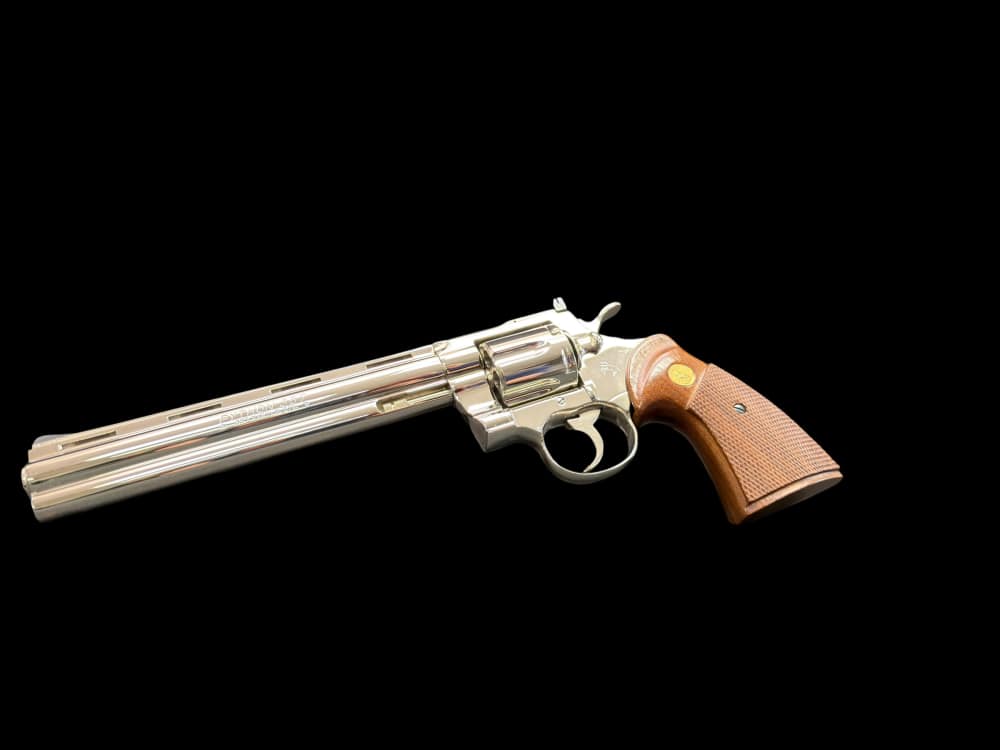 MOUTHWATERING, MUSEUM QUALITY, FACTORY NICKEL COLT PYTHON 8” OG BOX, PAPERS-img-11