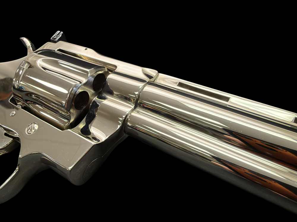 MOUTHWATERING, MUSEUM QUALITY, FACTORY NICKEL COLT PYTHON 8” OG BOX, PAPERS-img-79
