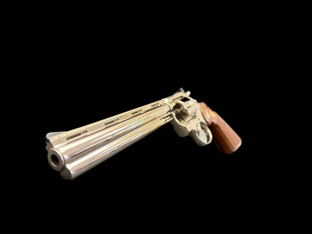 MOUTHWATERING, MUSEUM QUALITY, FACTORY NICKEL COLT PYTHON 8” OG BOX, PAPERS-img-5