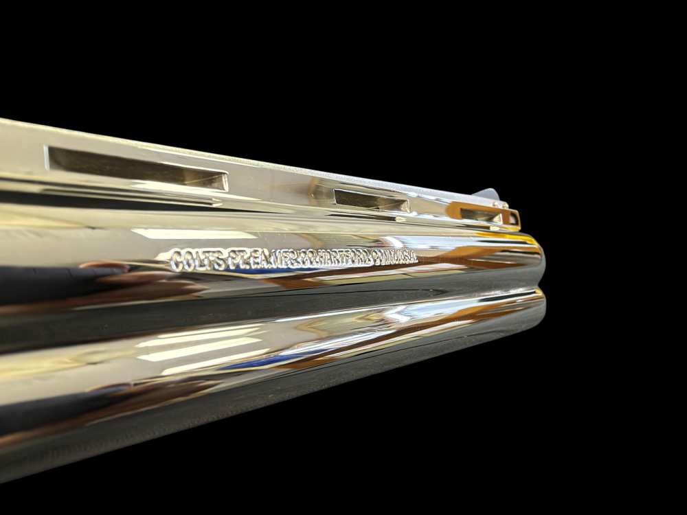 MOUTHWATERING, MUSEUM QUALITY, FACTORY NICKEL COLT PYTHON 8” OG BOX, PAPERS-img-96