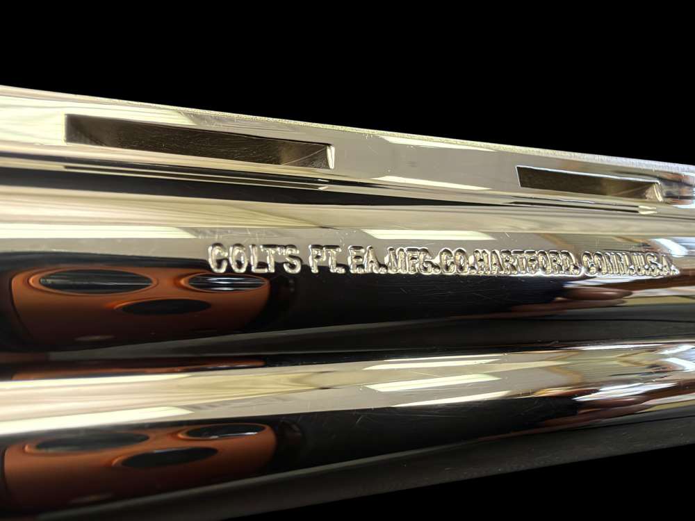 MOUTHWATERING, MUSEUM QUALITY, FACTORY NICKEL COLT PYTHON 8” OG BOX, PAPERS-img-99