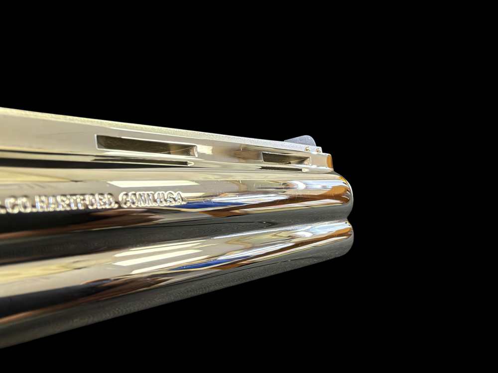 MOUTHWATERING, MUSEUM QUALITY, FACTORY NICKEL COLT PYTHON 8” OG BOX, PAPERS-img-97