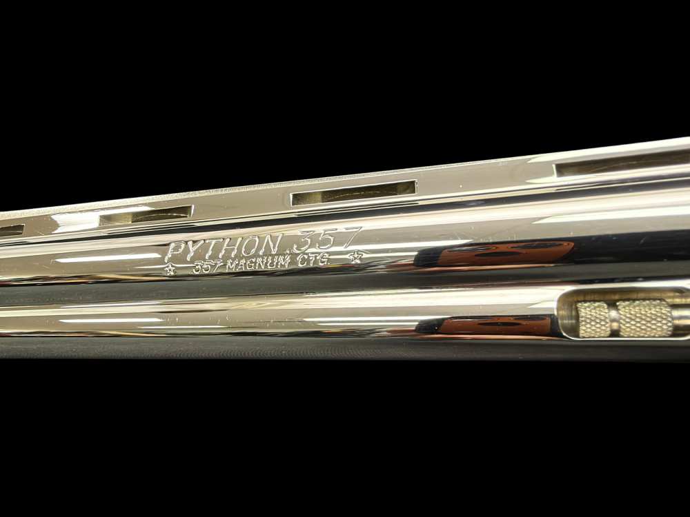 MOUTHWATERING, MUSEUM QUALITY, FACTORY NICKEL COLT PYTHON 8” OG BOX, PAPERS-img-44