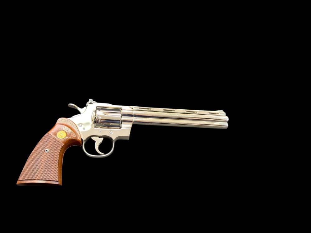 MOUTHWATERING, MUSEUM QUALITY, FACTORY NICKEL COLT PYTHON 8” OG BOX, PAPERS-img-61