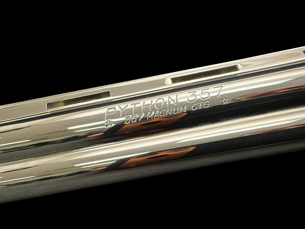 MOUTHWATERING, MUSEUM QUALITY, FACTORY NICKEL COLT PYTHON 8” OG BOX, PAPERS-img-46