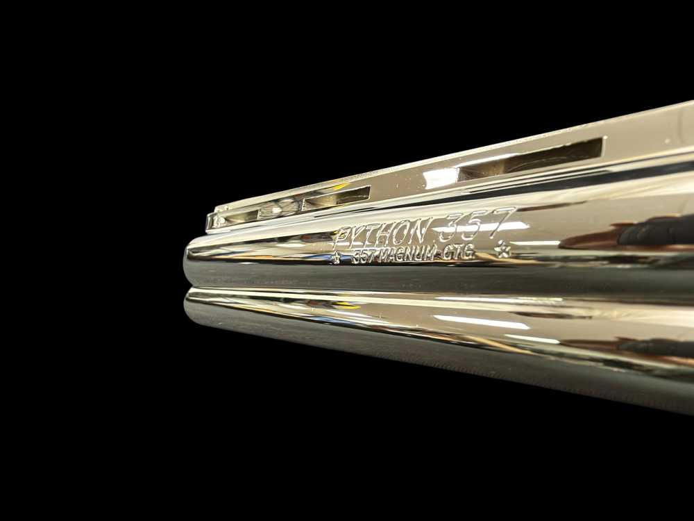 MOUTHWATERING, MUSEUM QUALITY, FACTORY NICKEL COLT PYTHON 8” OG BOX, PAPERS-img-47