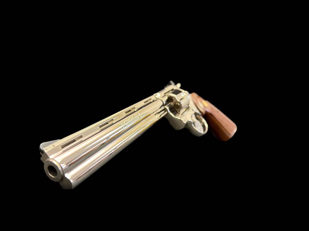MOUTHWATERING, MUSEUM QUALITY, FACTORY NICKEL COLT PYTHON 8” OG BOX, PAPERS-img-9