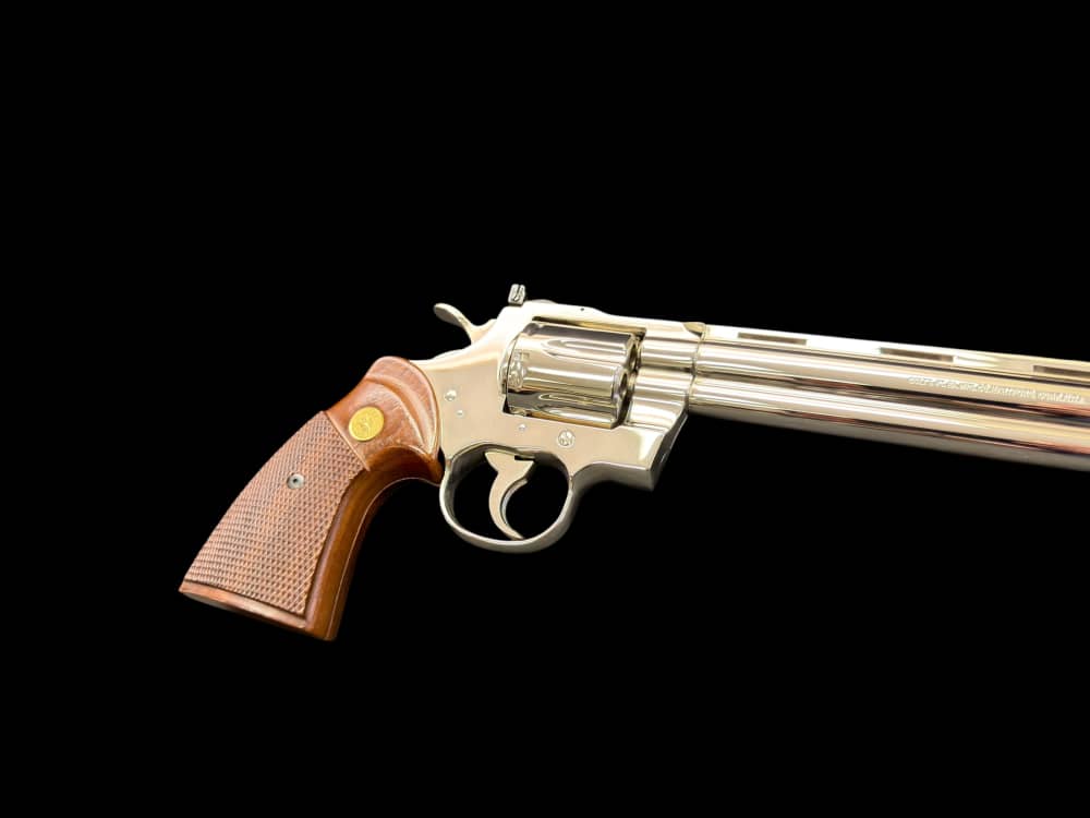 MOUTHWATERING, MUSEUM QUALITY, FACTORY NICKEL COLT PYTHON 8” OG BOX, PAPERS-img-69