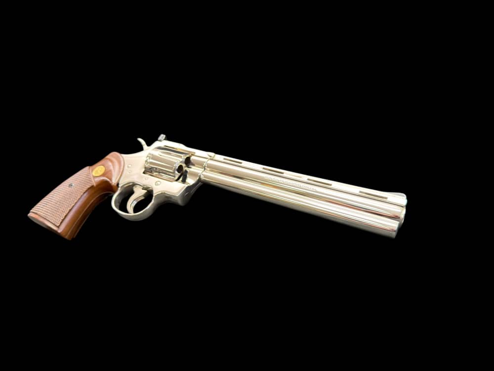 MOUTHWATERING, MUSEUM QUALITY, FACTORY NICKEL COLT PYTHON 8” OG BOX, PAPERS-img-58