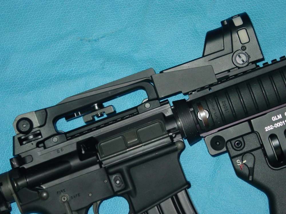 Colt M4 Carbine 5.56mm with Faux HK GLM 40mm Grenade Launcher-img-12