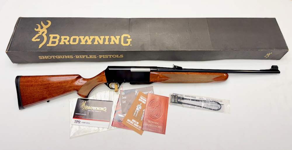 Rare 1997 Browning BPR Safari 243 Winchester 22" Barrel Deluxe Walnut New-img-0