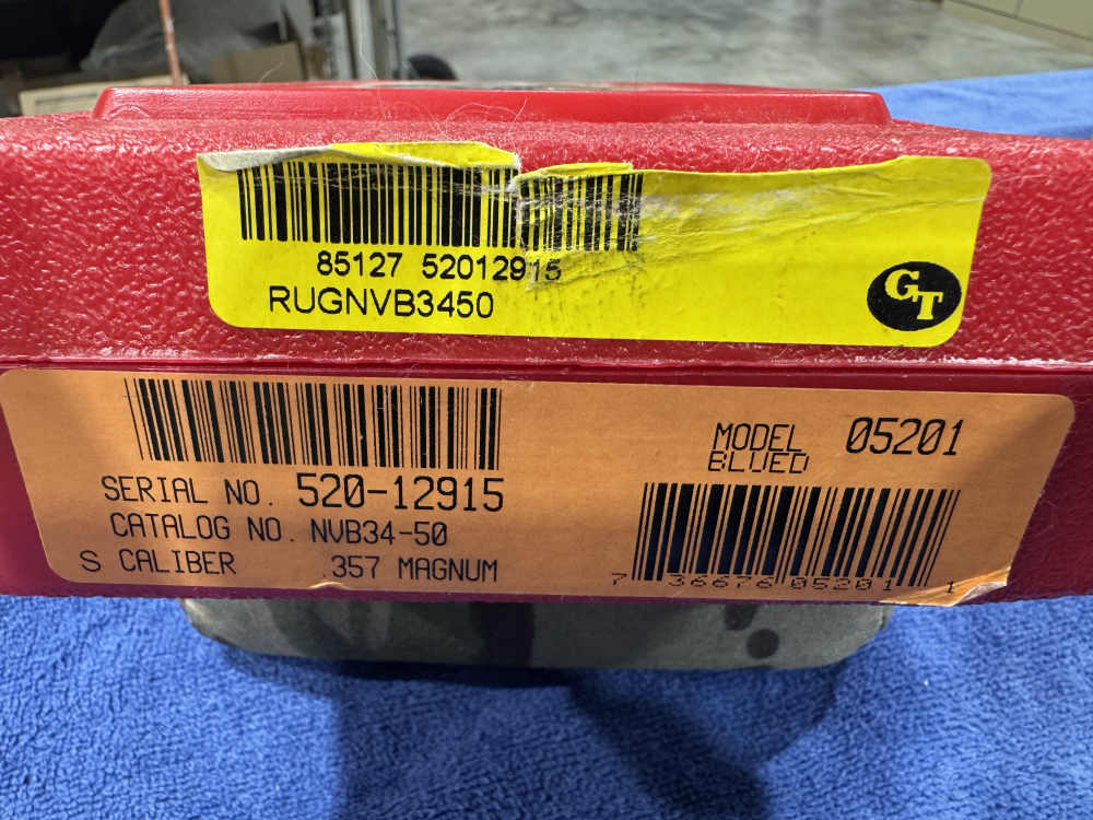 RUGER BLACKHAWK REVOLVER 357 MAG 50 YEAR ANNIVERSARY NEW IN BOX 2006 (J-20)-img-21