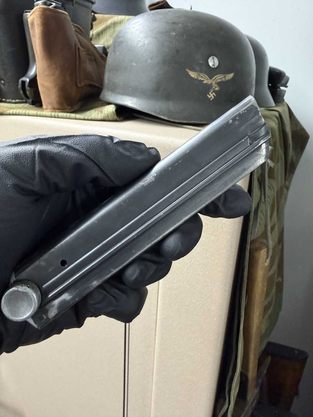 Very Good All Original Untouched P.08 German Luger 9MM Magazine-img-7