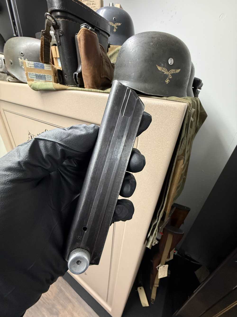 Excellent All Original Untouched P.08 German Luger 9MM Magazine BYF-img-8
