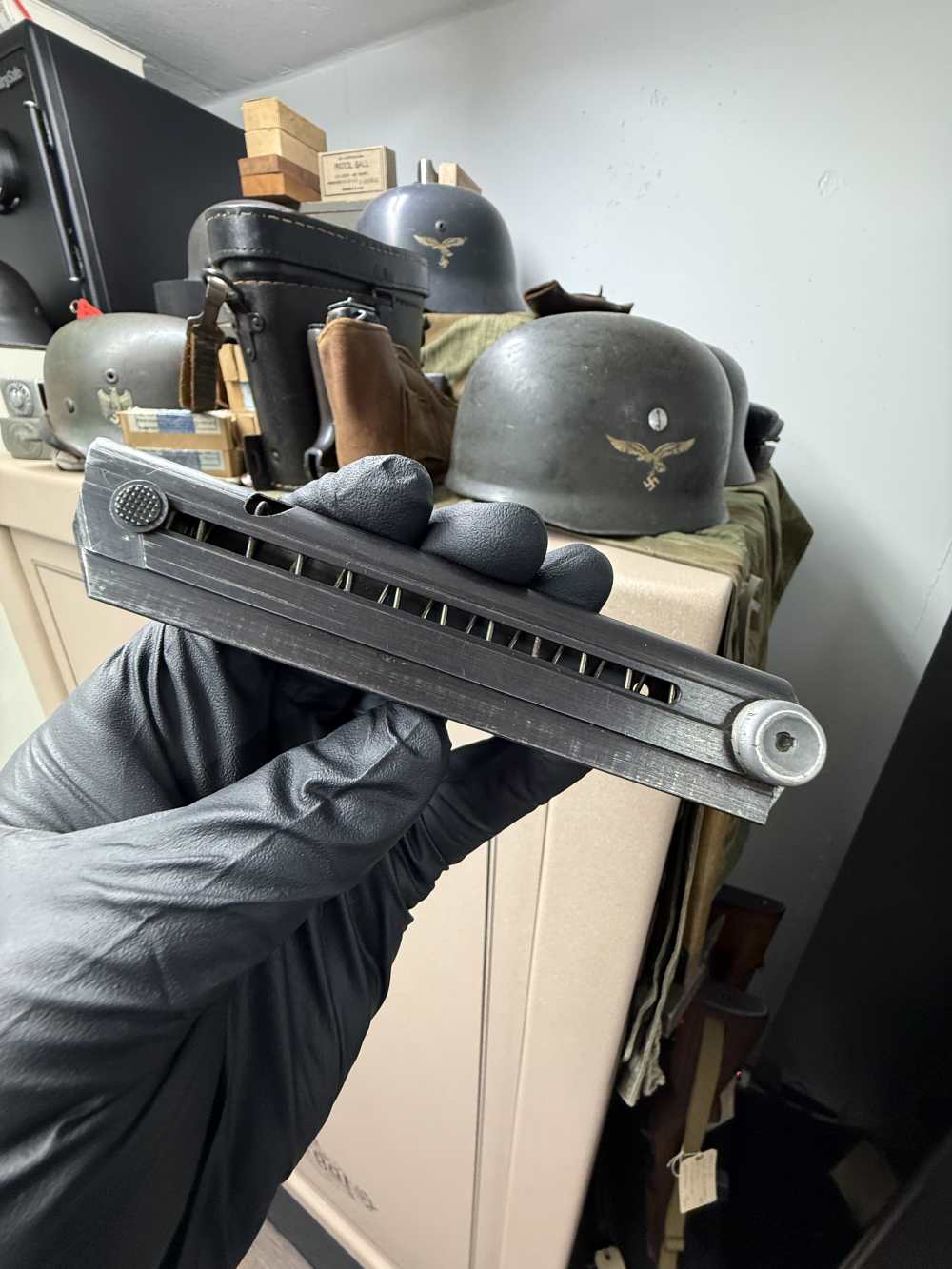 Excellent All Original Untouched P.08 German Luger 9MM Magazine BYF-img-1