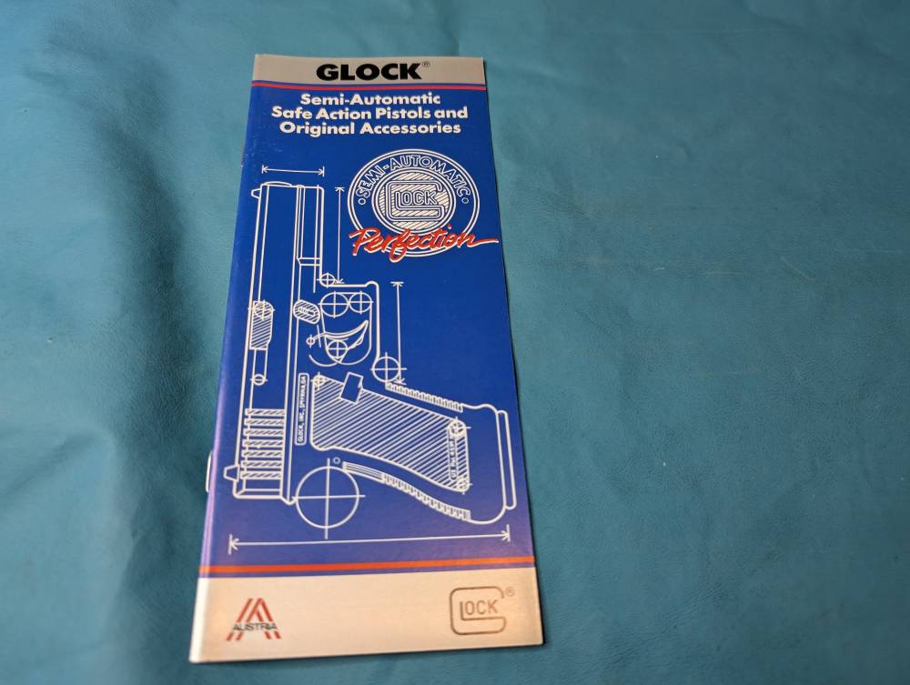 Glock Early 1991 Glock Brochure Pamphlet Catalog-img-0