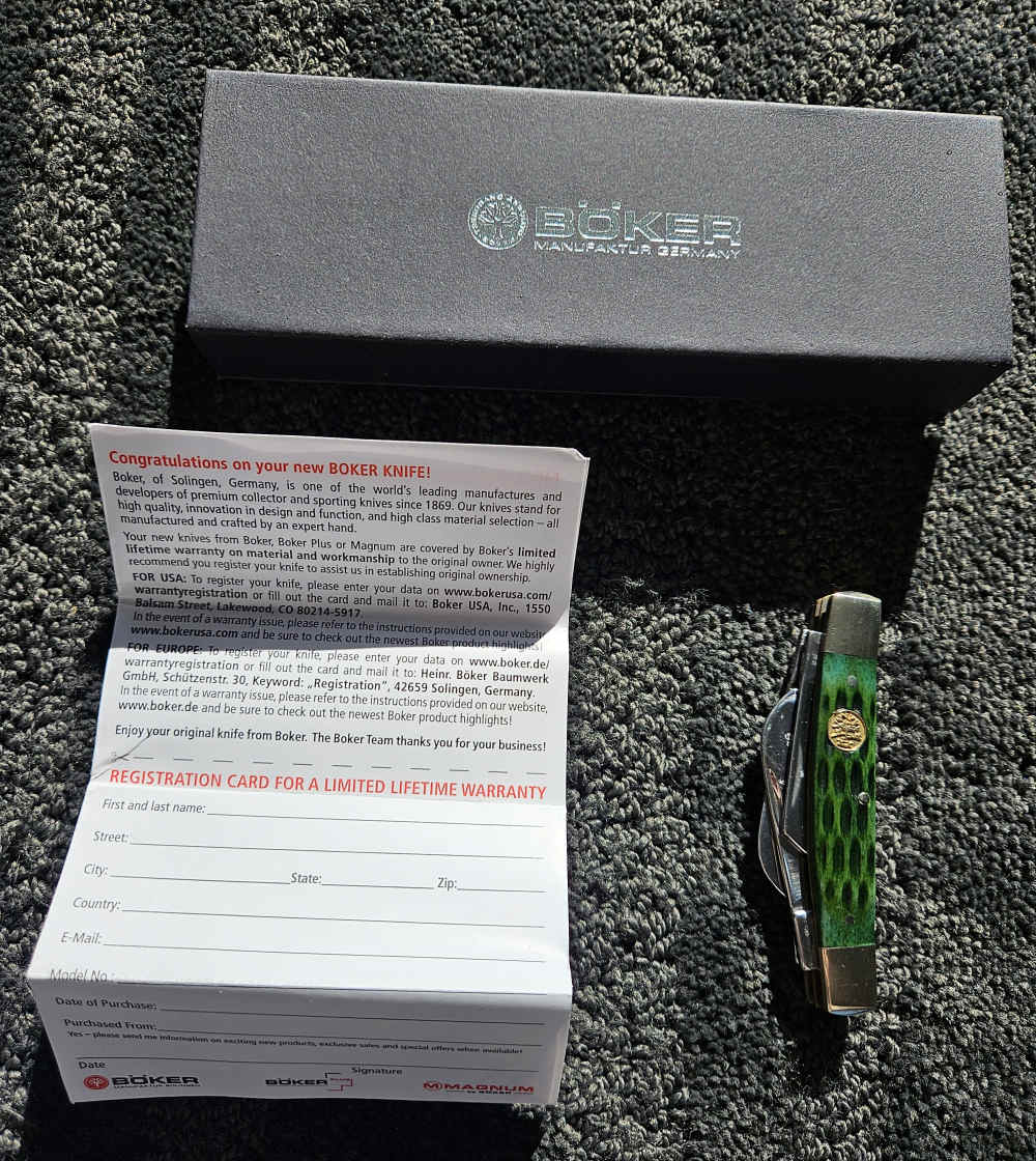 Boker pocket-knife 4-blade Christmas 2020 edition-img-0