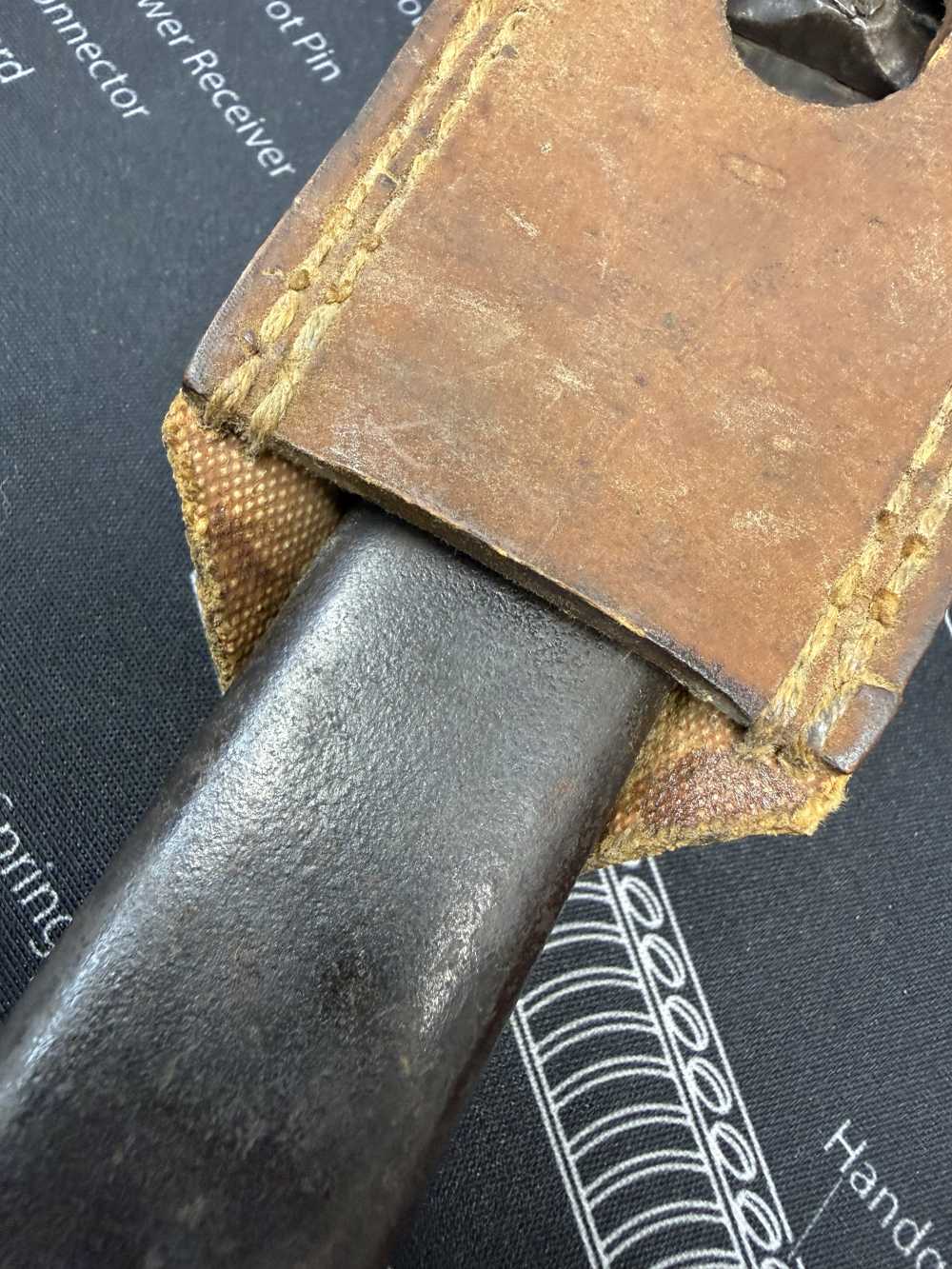 Very Good Original USGI Bring Back Japanese Late WWII Bayonet 7.7 Jap-img-19