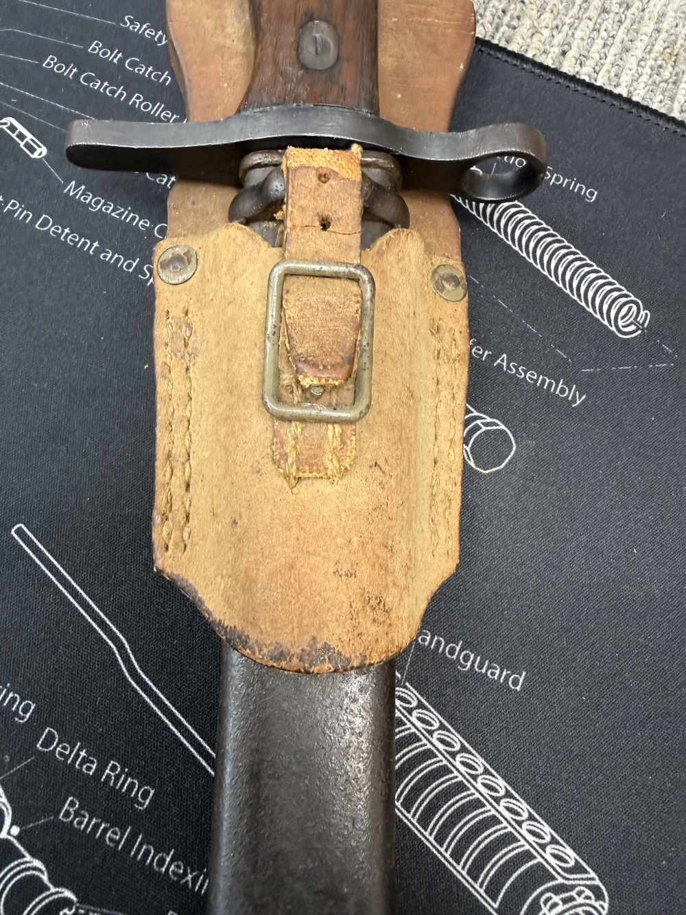 Very Good Original USGI Bring Back Japanese Late WWII Bayonet 7.7 Jap-img-28