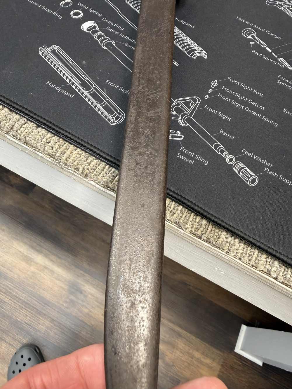 Very Good Original USGI Bring Back Japanese Late WWII Bayonet 7.7 Jap-img-26