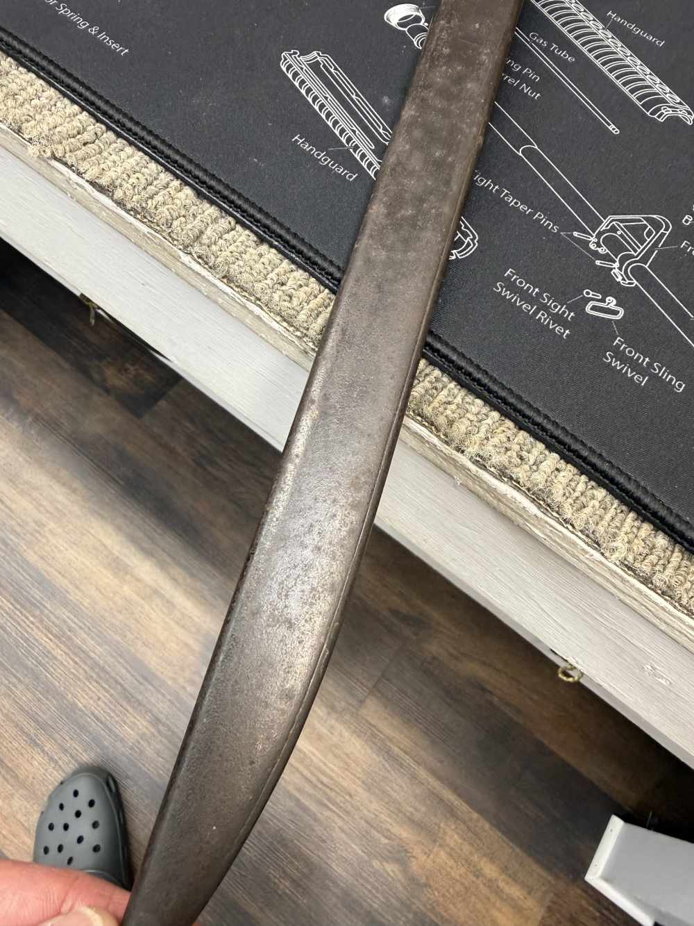 Very Good Original USGI Bring Back Japanese Late WWII Bayonet 7.7 Jap-img-21