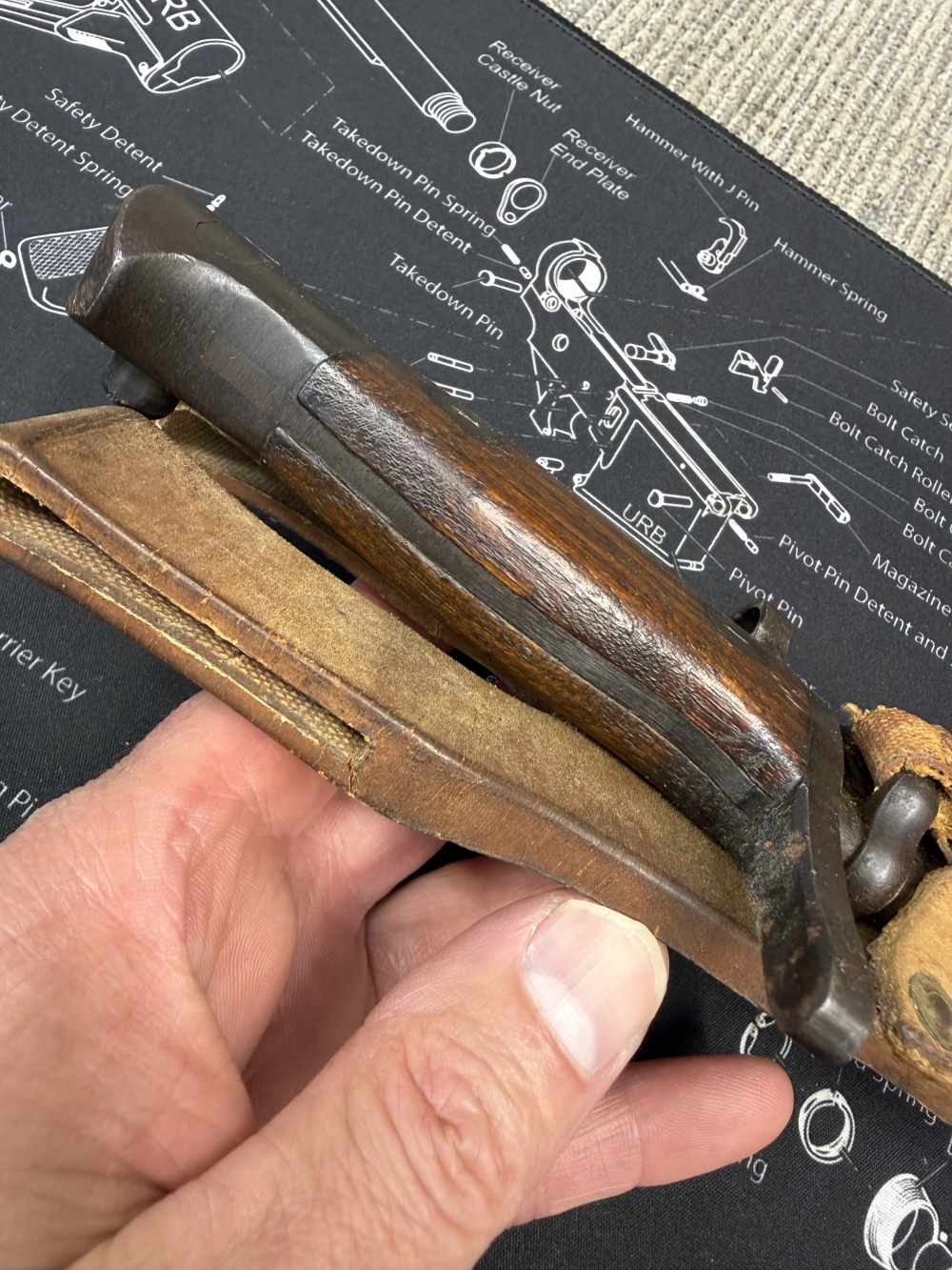 Very Good Original USGI Bring Back Japanese Late WWII Bayonet 7.7 Jap-img-13