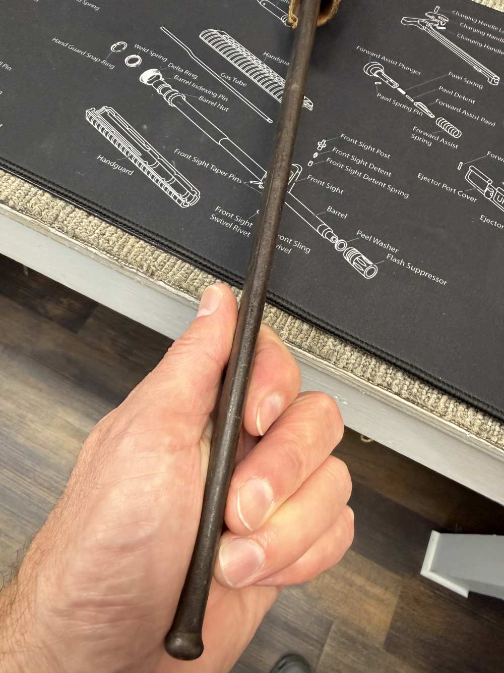 Very Good Original USGI Bring Back Japanese Late WWII Bayonet 7.7 Jap-img-24