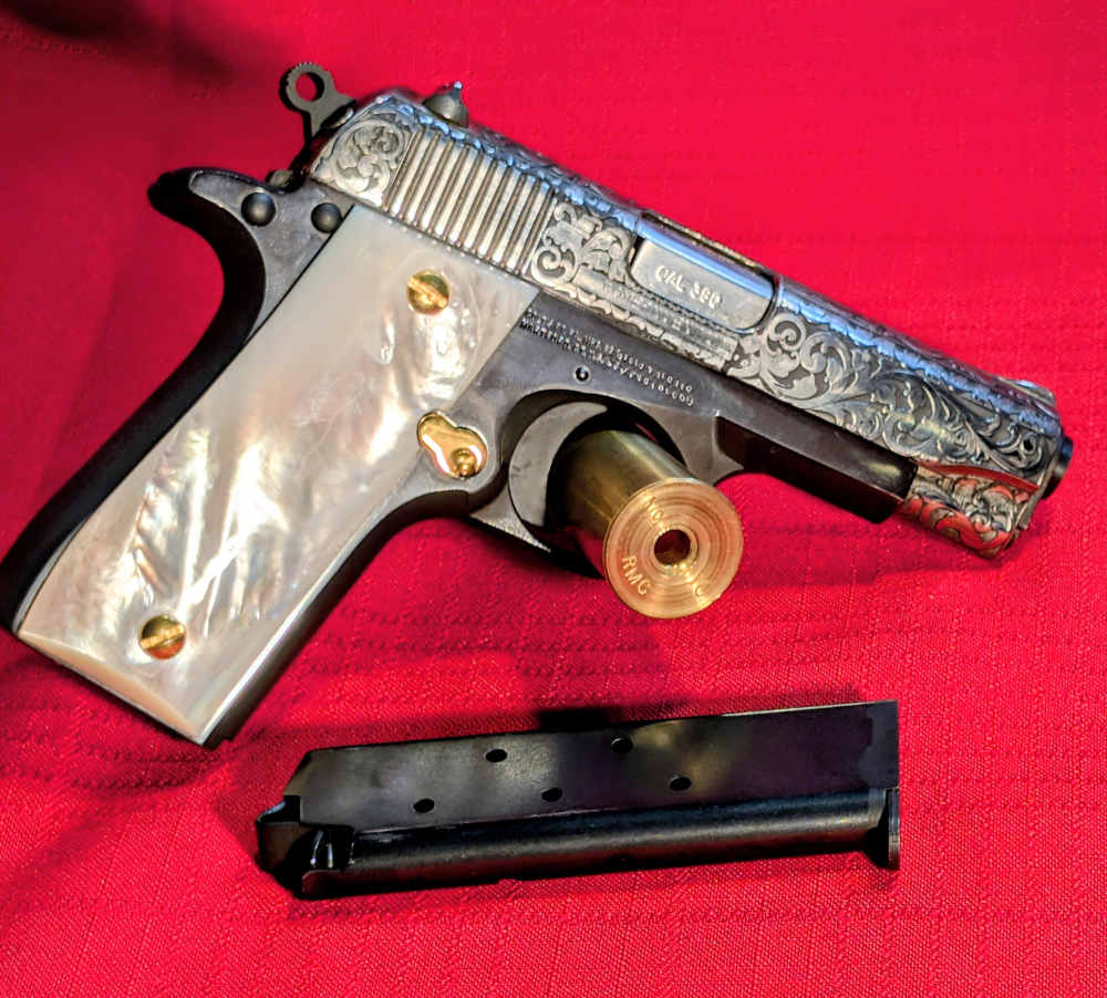 Colt government model 380 Navy commemorative custom-img-1