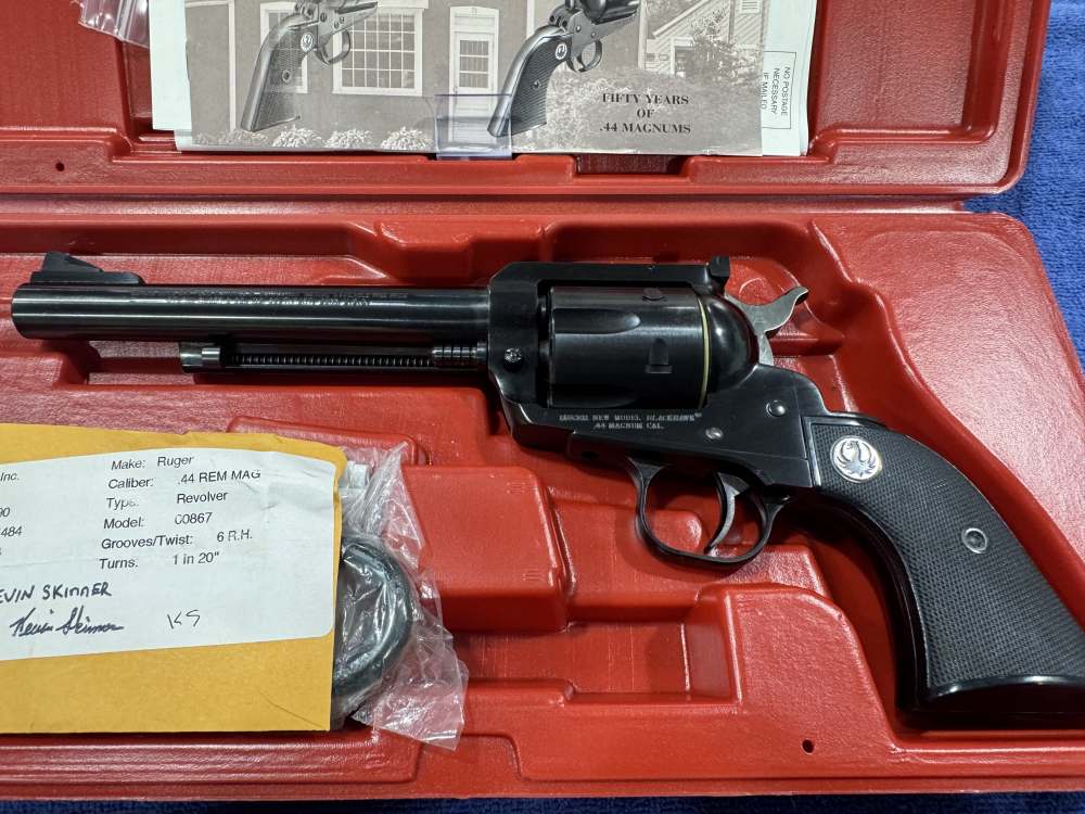 RUGER BLACKHAWK REVOLVER 44 MAG COMMEMORATIVE 2006 NEW IN BOX (J-21)-img-0