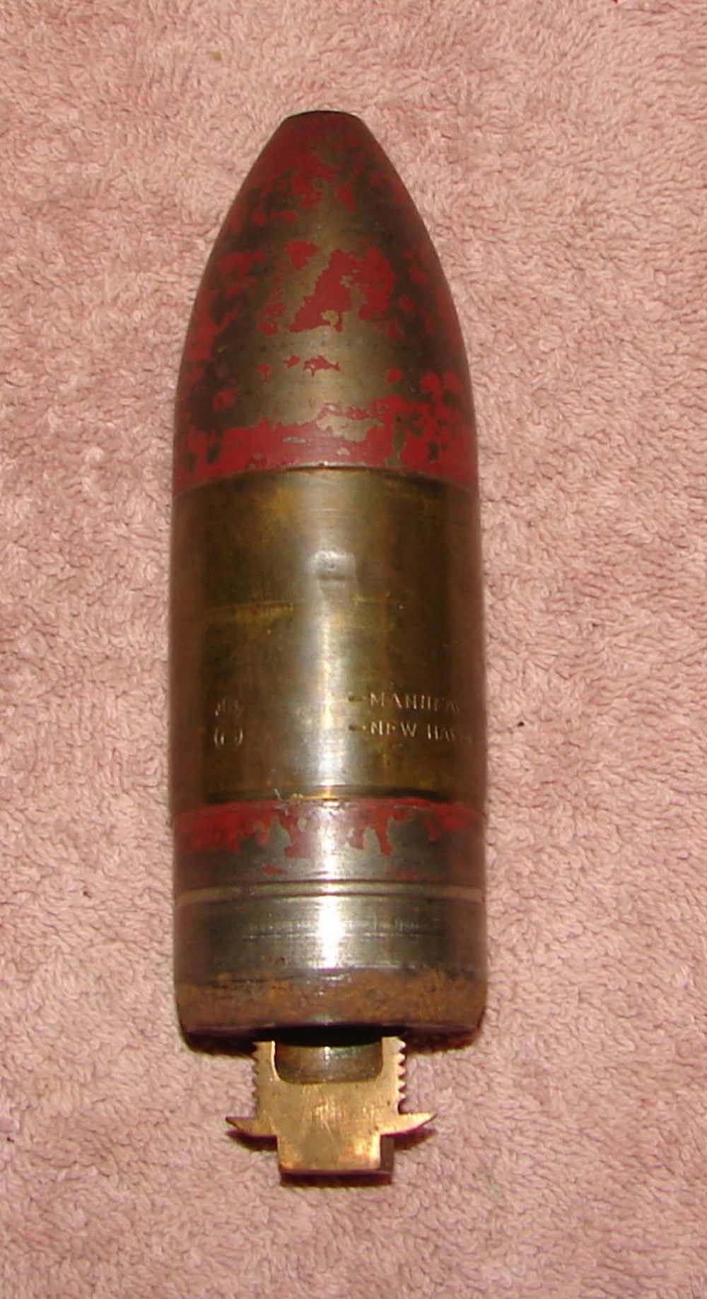 37MM Mountain Gun Projectile W/Sectioned Fuse INERT-img-0