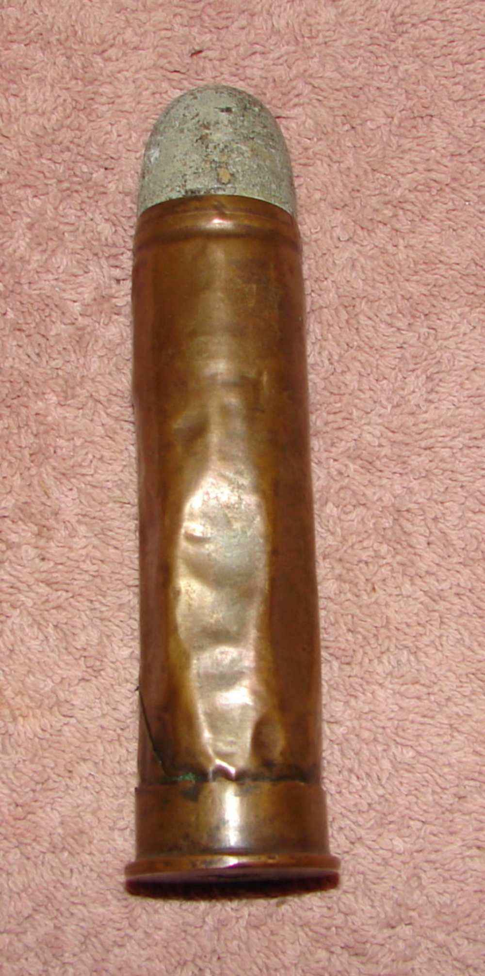 1 inch Nordenfelt-Palmcrantz Gatling Gun Round 25.4MM 1889 RARE LIVE-img-2