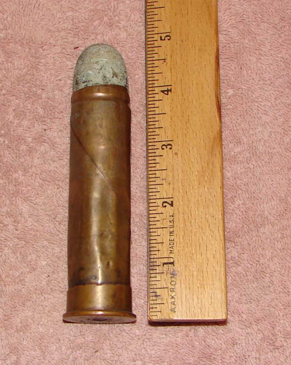 1 inch Nordenfelt-Palmcrantz Gatling Gun Round 25.4MM 1889 RARE LIVE-img-5