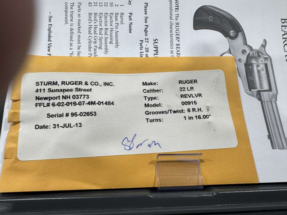 LIPSEY'S RUGER BEARCAT 22 LR STAINLESS NEW IN BOX 2013 MODEL 00916 (J-22)-img-2