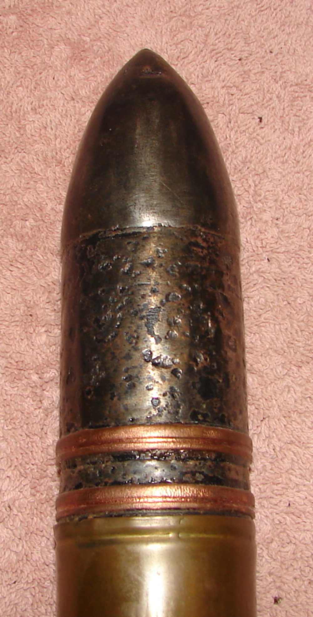 FRENCH 47MM X 193 Tank Round Dated 1935 INERT-img-3