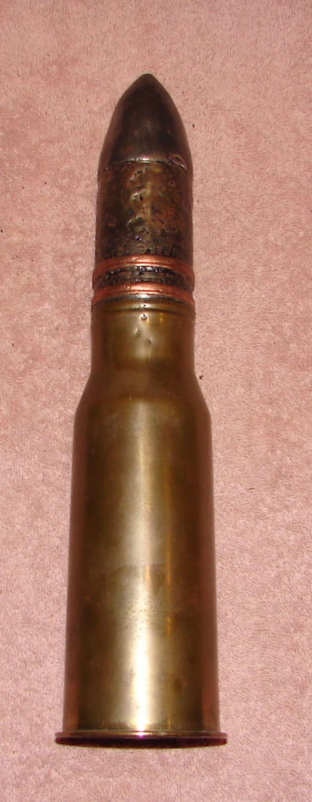 FRENCH 47MM X 193 Tank Round Dated 1935 INERT-img-1