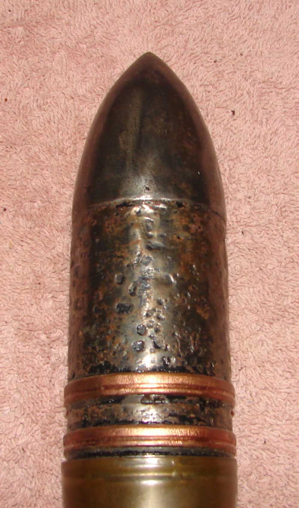 FRENCH 47MM X 193 Tank Round Dated 1935 INERT-img-4